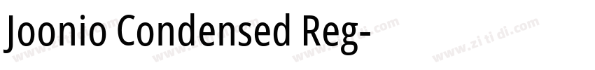 Joonio Condensed Reg字体转换